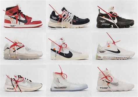 nike off white collection